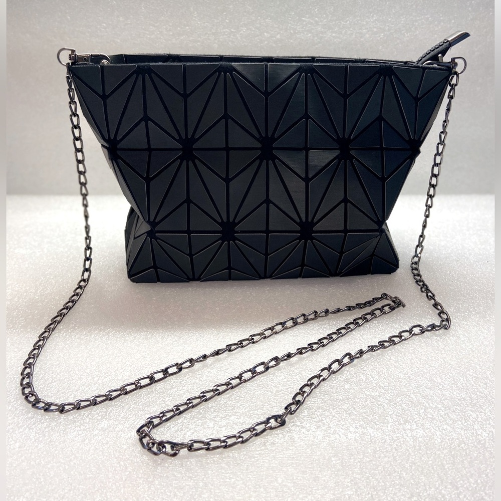 Patricia Luca ( P•Luca) Black Geometric Mini Bag